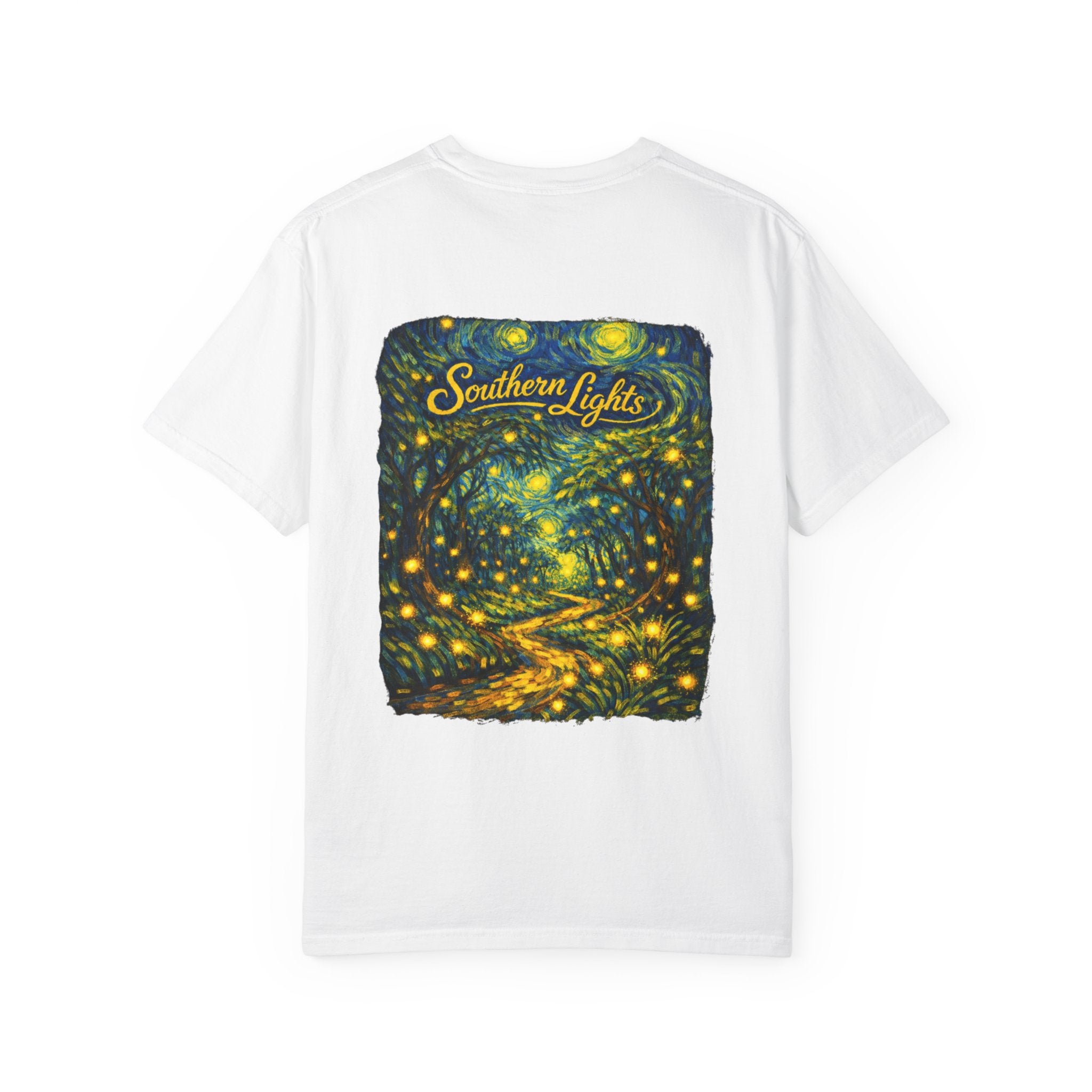 *Comfort Colors*-Southern Lights T-Shirt — Starry Forest Graphic Tee