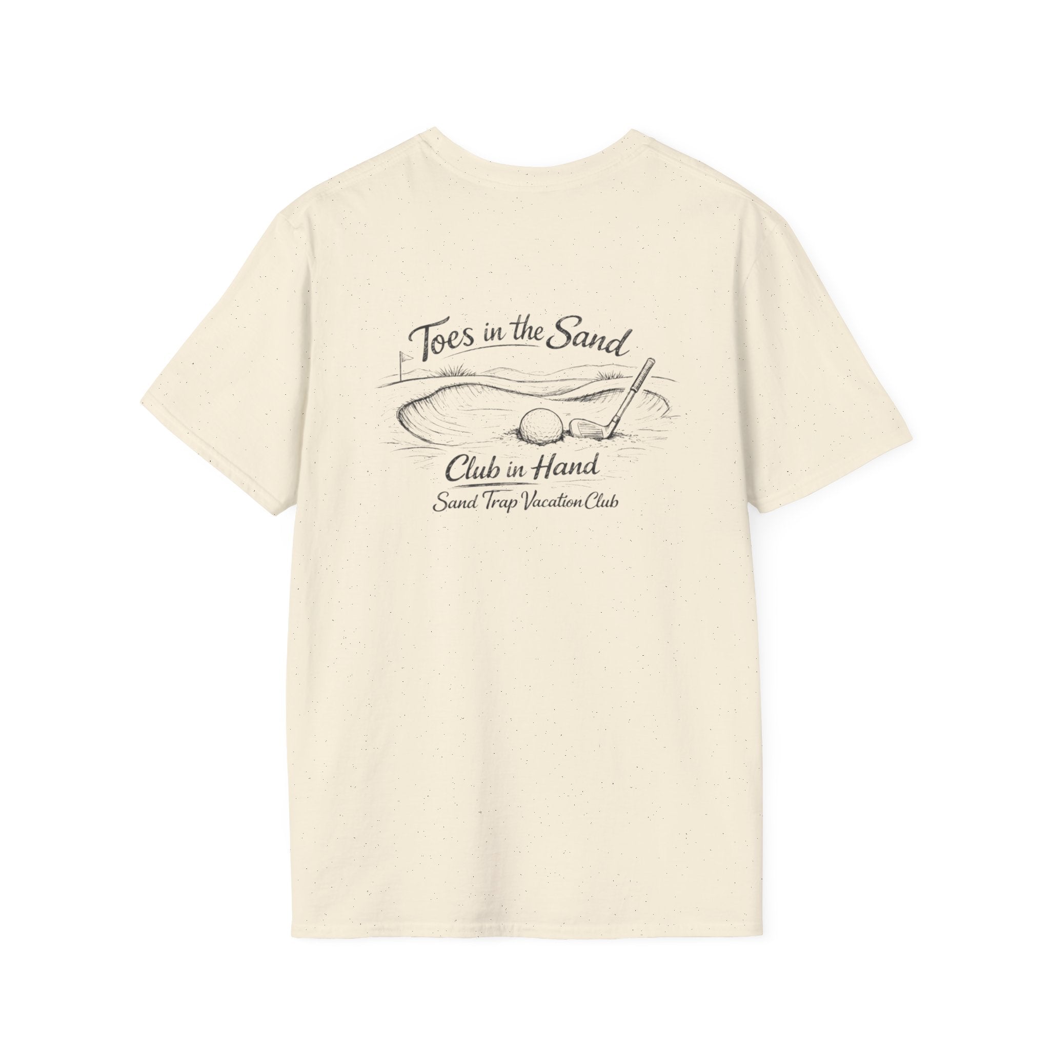Golf Sand Trap Vacation Club T-Shirt — "Toes in the Sand" Vacation Surf Tee