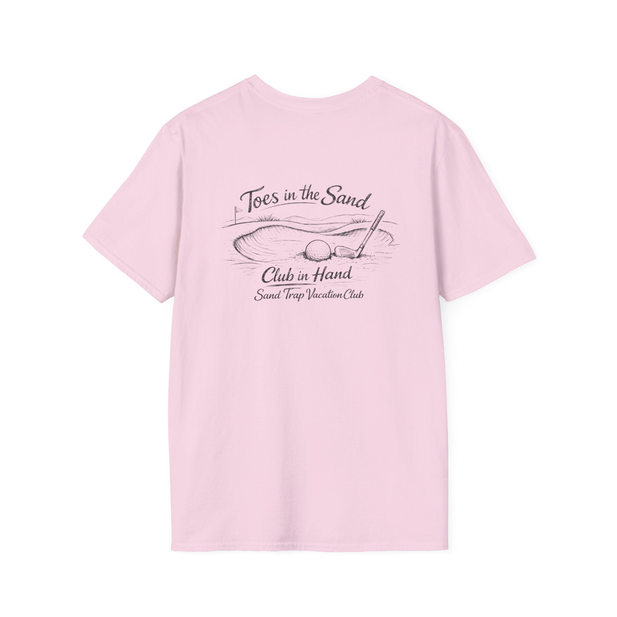 Golf Sand Trap Vacation Club T-Shirt — "Toes in the Sand" Vacation Surf Tee